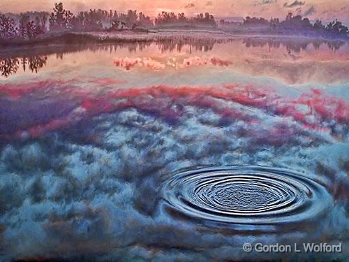 Sunrise Ripples_DSCF04656.jpg - Photographed along the Rideau Canal Waterway near Smiths Falls, Ontario, Canada.
